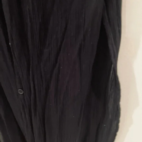 Boho Me Gauze Button Front Cotton Shirtdress - Picture 4 of 5